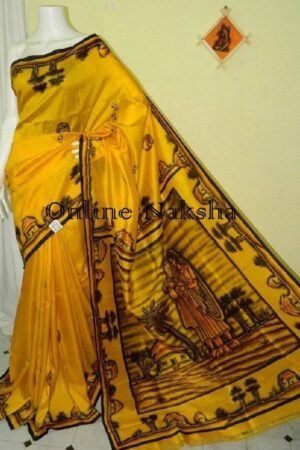 Bishnupuri Pure Silk Saree
