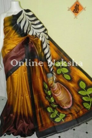 Trendy Acid Paint Silk Saree