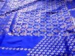 Blue Swarnachari Saree