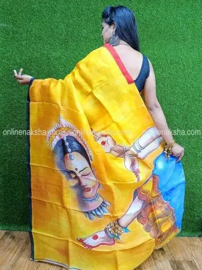 Hand Painted Silk Saree