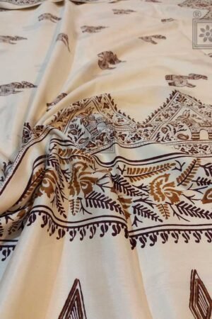 Block Printed Bhishnupuri Silk