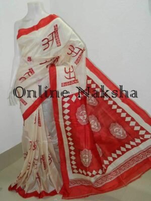 Printed Bishnupuri Silk Saree