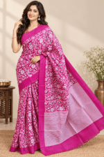 Bishnupuri Silk Printed Saree buy Online at Best price