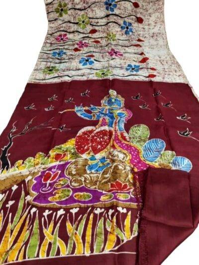 Batik Printed Saree Online
