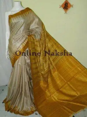 Handloom Ghicha Tussar Saree