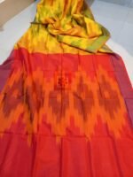 Yellow Designer Silk Saree
