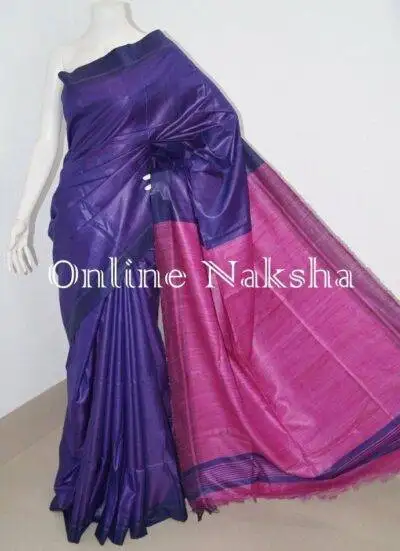 Tussar Ghicha Saree