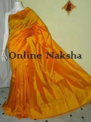 Yellow Silk Sari Online