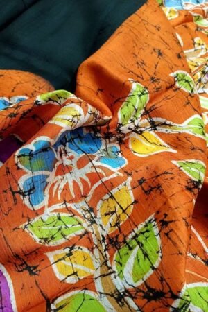 Batik Pure Silk Saree