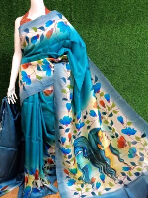 Exclusive Acid Painted Silk