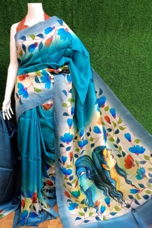 Exclusive Acid Painted Silk