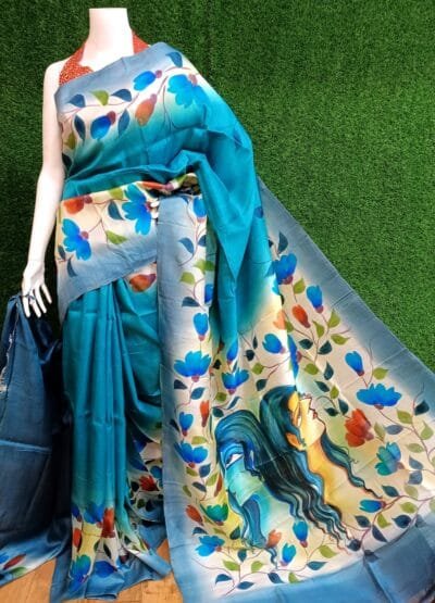 Exclusive Acid Painted Silk