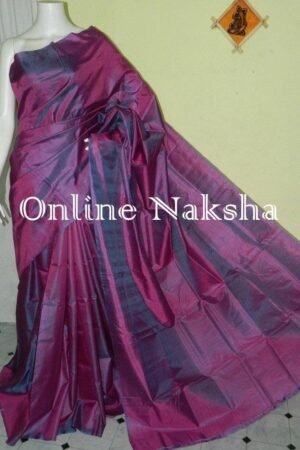 Plain Pure Silk Saree
