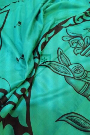 Hand paint Saree