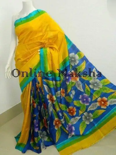 Floral Silk Saree