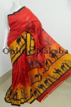 Acid Painted Pure Silk