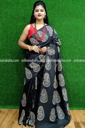 Printed Pure Silk Sari