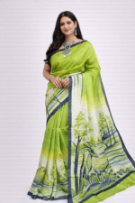 Pure Silk Saree Elegant saree with Nature Motif