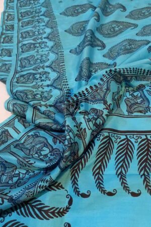 Block Printed Silk Sarees Online