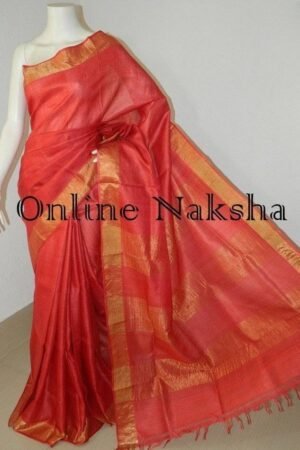 Zari Tussar Sari
