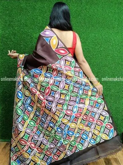 Batik Print Sarees Pure Silk