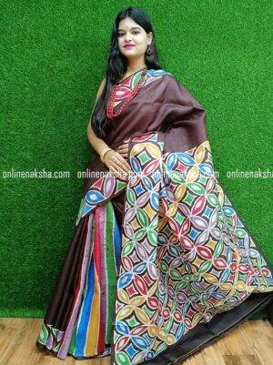 Batik Print Sarees Pure Silk