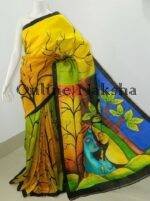 Acid Paint Pattu Sarees