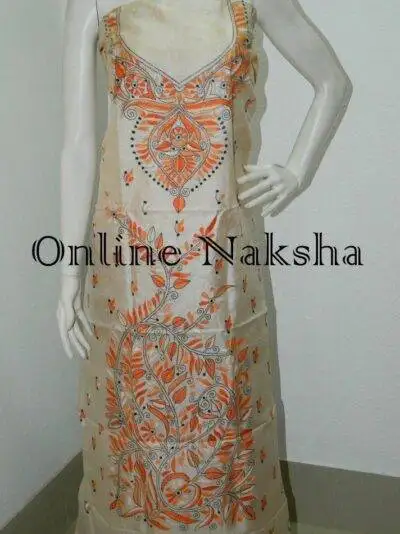 Hand Embroidery Kurti Piece Online