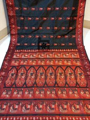 Handloom Bishnupuri Baluchori Saree