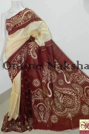 Hand Bathik Saree Online
