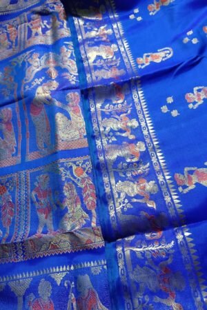 Royal Blue Gorgeous Wedding Shari Online