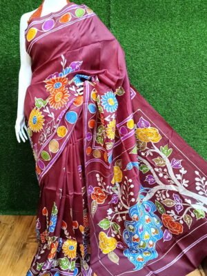 Silk Batik Saree