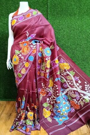 Silk Batik Saree