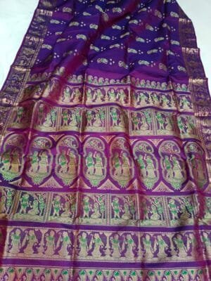Bishnupuri Swarnachari Saree Online