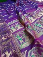 Bishnupuri Swarnachari Saree Online