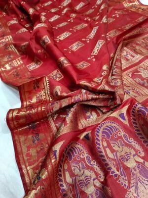 Bishnupuri Swarnachari Saree