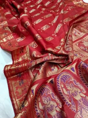 Bishnupuri Swarnachari Saree