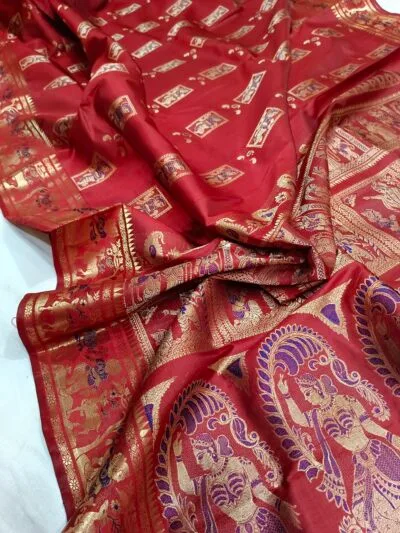 Bishnupuri Swarnachari Saree