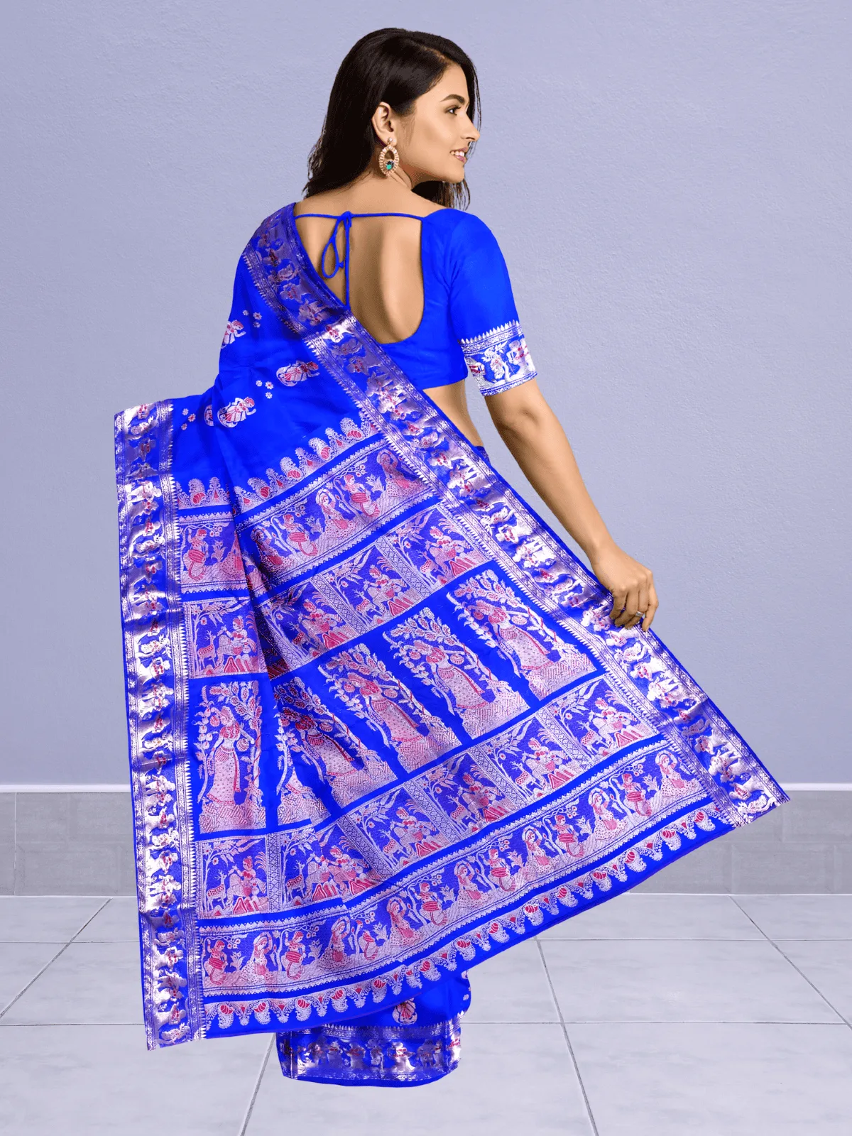 Bishnupuri Swarnachari Saree Online