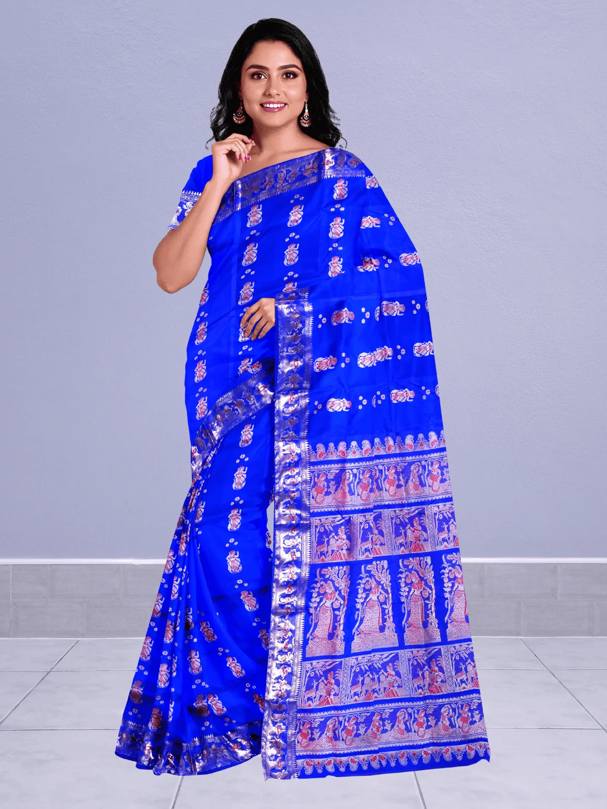 Bishnupuri Swarnachari Saree Online