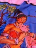 Stylish Handpainted Silk Sarees
