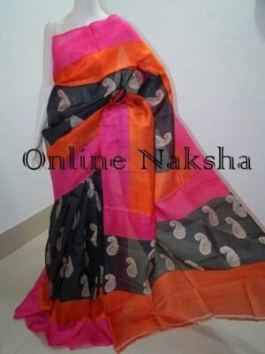 Hand Block Printed Sari Online