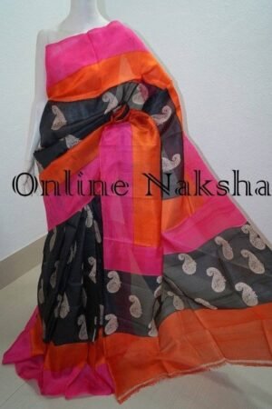Hand Block Printed Sari Online