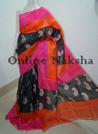 Hand Block Printed Sari Online
