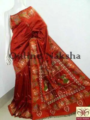 Pure Silk Patachitra Saree
