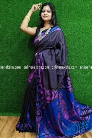 Vintage Handpainted Saree Online