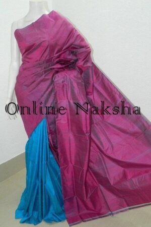 Dual Tone Pure Silk Saree Online