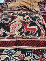 Hand Paint Handloom Batik Sarees Online