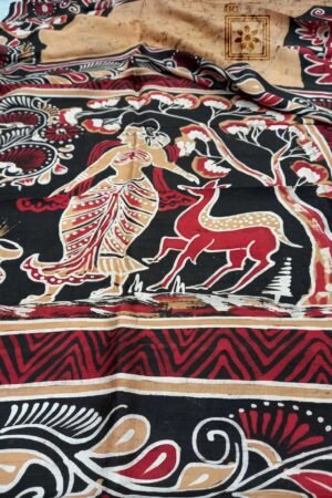 Hand Paint Handloom Batik Sarees Online