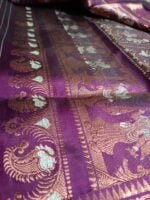 Magenta Bridal Swarnachari Saree Online